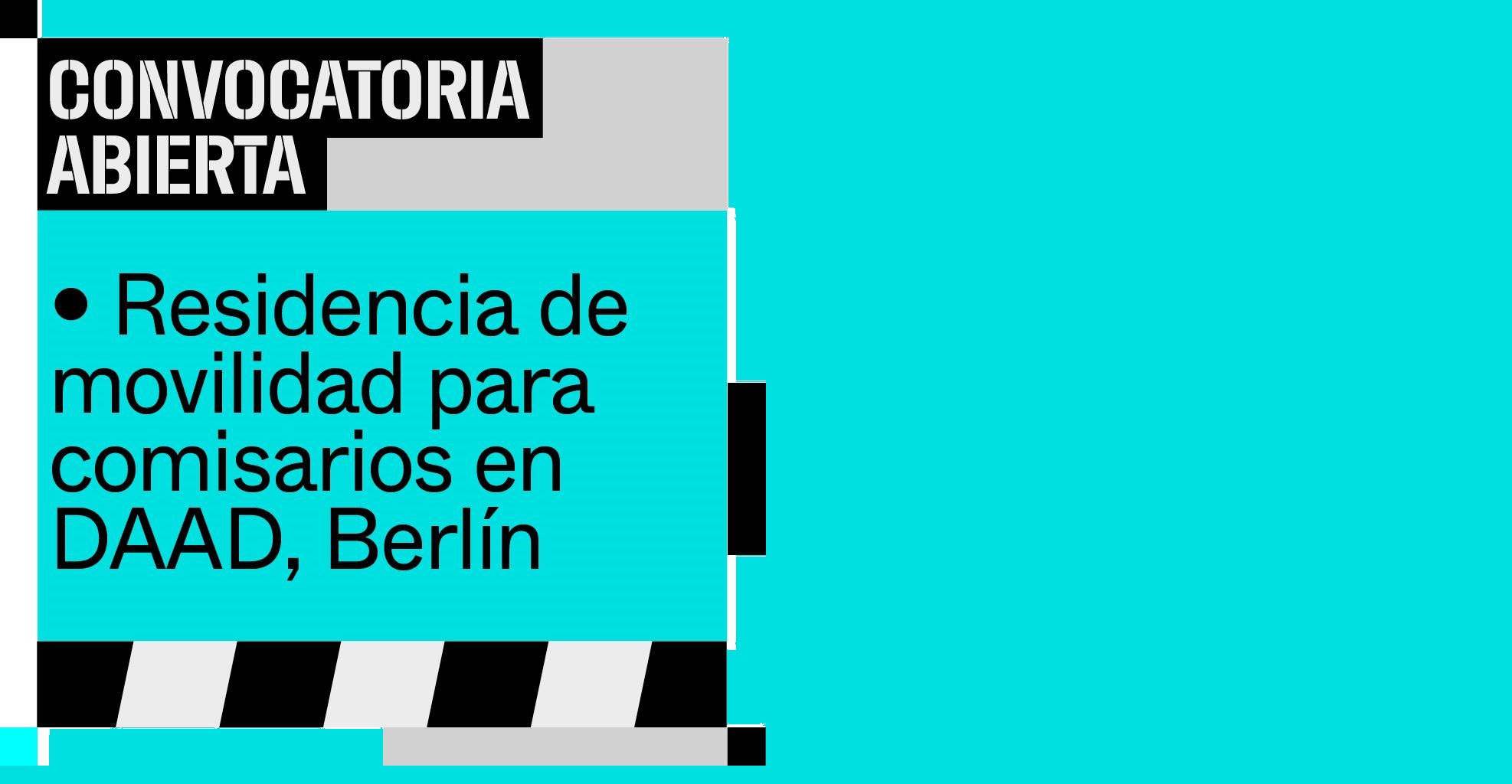 Programa de residencias de movilidad: DAAD Artists-in-Berlin program