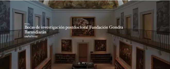Becas de investigación postdoctoral Fundación Gondra Barandiarán