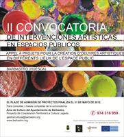 Se ha lanzado la II convocatoria de Intervenciones artísticas en espacios públicos de Barbastro