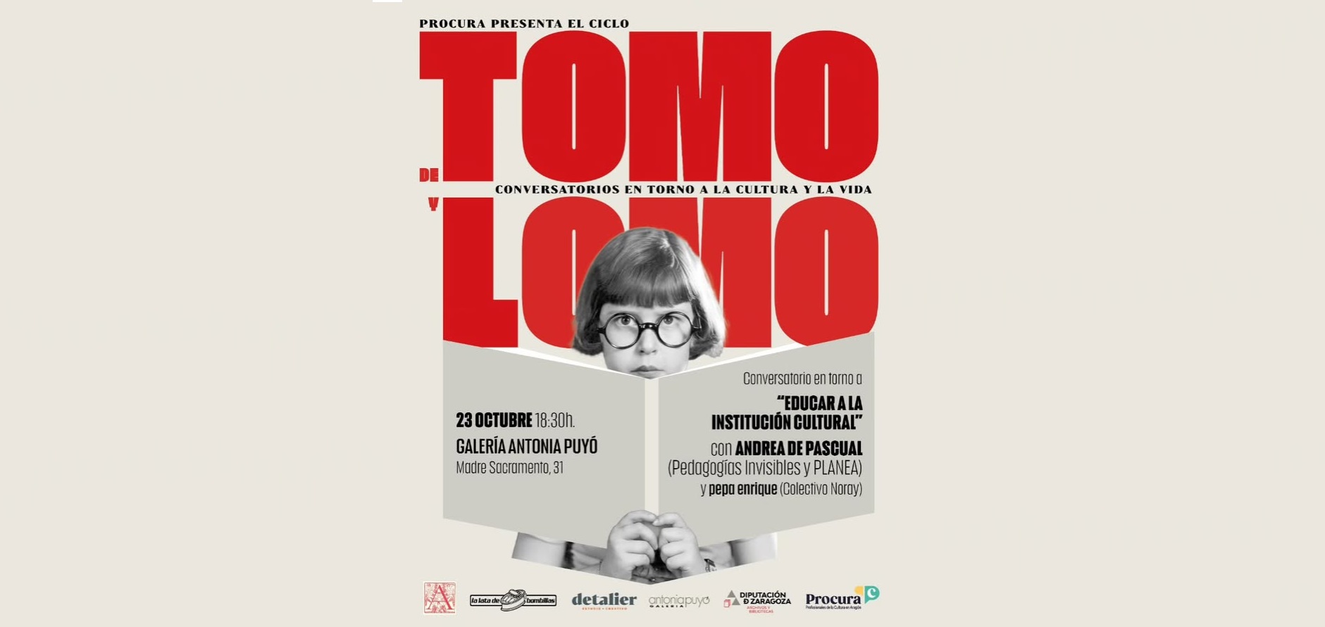 De tomo y lomo: conversatorio en torno a educar a la institución cultural